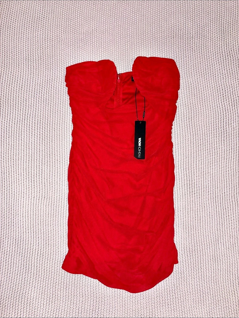 Fashion Nova You Don't Compare Mini Dress Red Medium